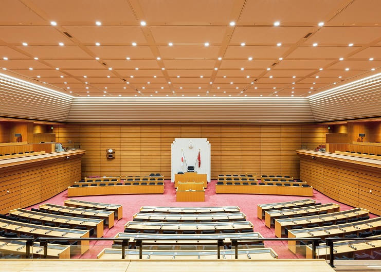 議場(全体)"