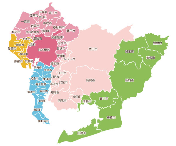 愛知県マップ