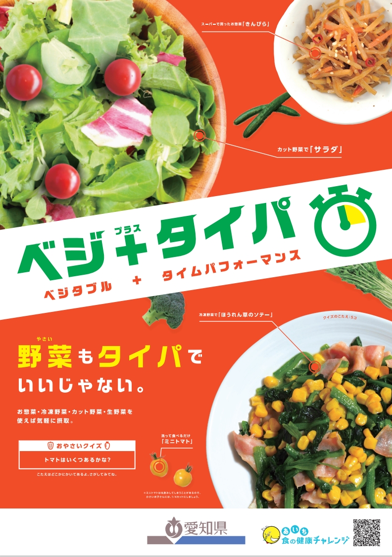愛知県食生活改善支援事業普及啓発用ポスター