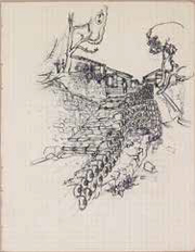 「尾張・日間賀島の甕の石垣」『見聞野帖3』 工学院大学図書館蔵