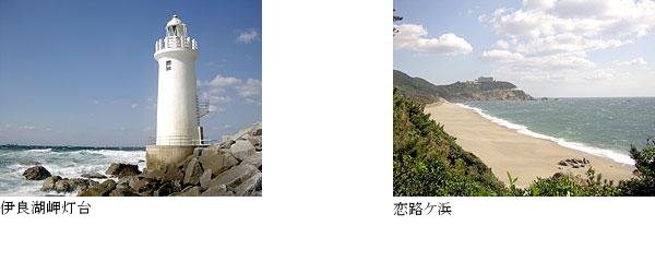 伊良湖岬灯台 恋路ケ浜 の写真