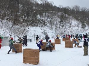 豊根村雪合戦大会が開催されました