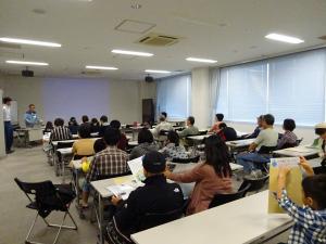 愛知用水総合管理所の説明風景