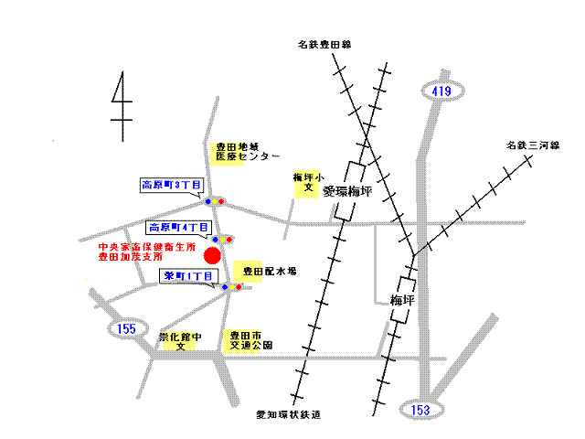 支所周辺地図