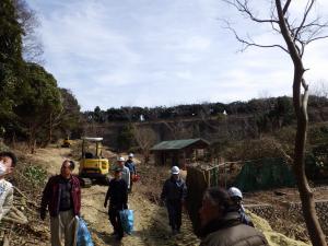 小脇公園施工中