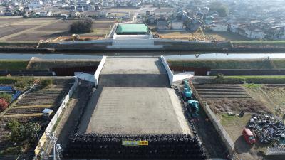名古屋津島線バイパス整備状況（七宝工区：道路）