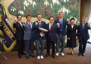 第９１回選抜高等学校野球大会優勝校東邦高等学校の知事表敬訪問