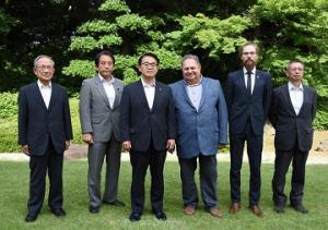 リトアニア共和国「杉原記念館」シモナス館長の知事表敬訪問