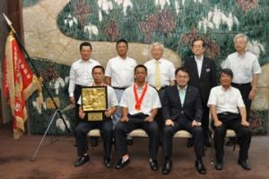 平成24年8月3日　第94回全国高等学校野球選手権大会出場校の表敬訪問