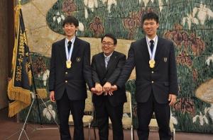 平成25年1月29日　全日本バレーボール高等学校選手権大会優勝校の知事表敬訪問