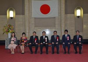 平成２６年度愛知県芸術文化選奨　文化新人賞受賞者の皆様と