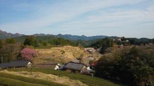 テラスから望む風景