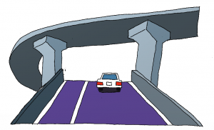 高速道路の絵
