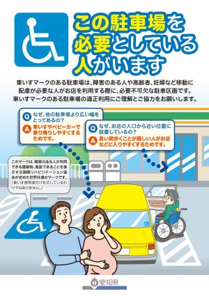 障害者用駐車場ポスター