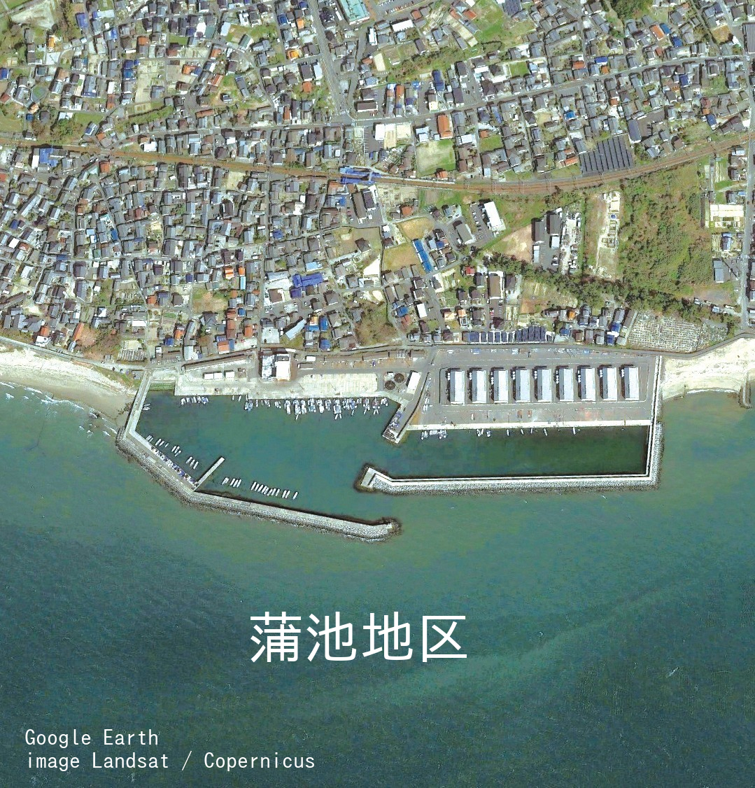 鬼崎漁港(蒲池地区)