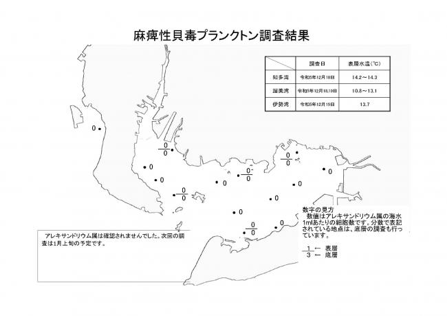 麻痺性貝毒プランクトン調査結果20231218