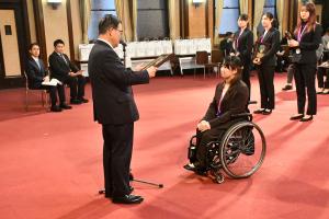 奨励賞の授与③