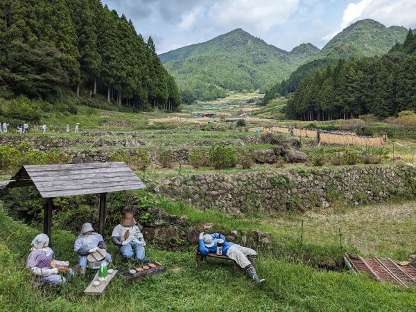五平餅と棚田を肴にZzz・・・