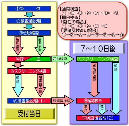 検査フロー