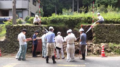 災害復旧事業　実地査定