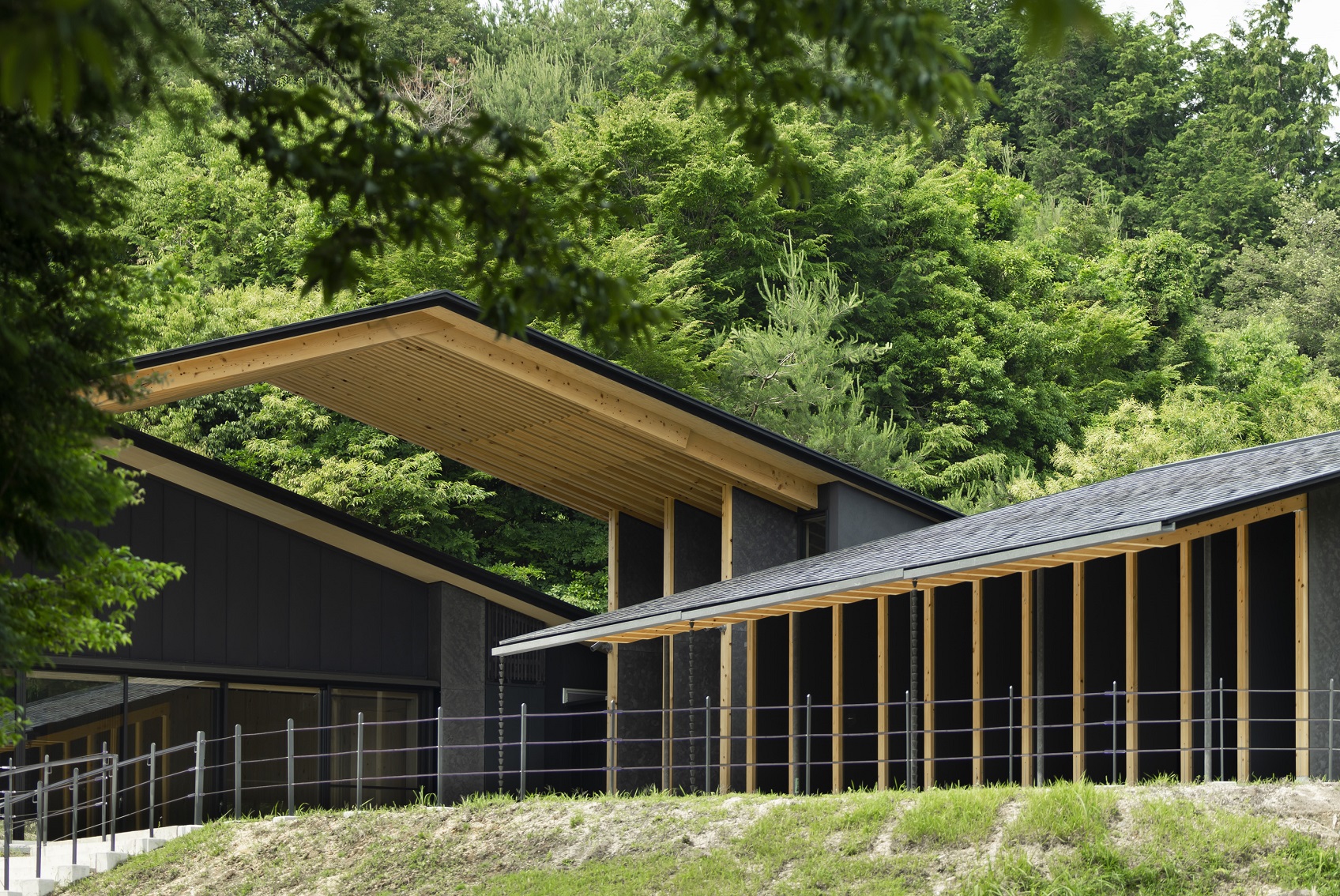 Toyota Technical Center Shimoyama 環境学習センター　外観　撮影　ナカサアンドパートナーズ
