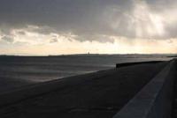 【一色町】一色港から知多半島を望む