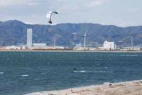 【豊橋市】カイトサーフィン1（豊川河口）