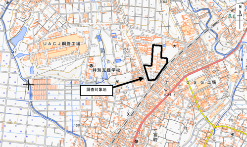 調査位置図