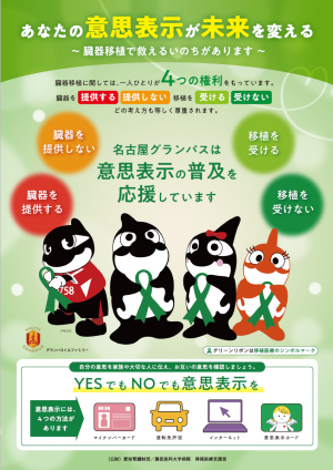 愛知腎臓財団作成啓発ポスター