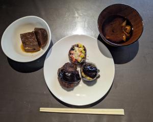 料理教室で作った料理 ＊料理は異なる場合があります。