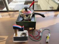 音、光、振動、模型、写真で楽しむ模擬調理器具セット