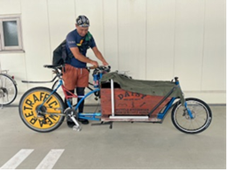 自転車による配送サービス業者