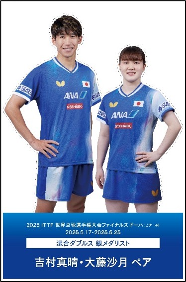 吉村真晴・大藤沙月ペア パネルイメージ