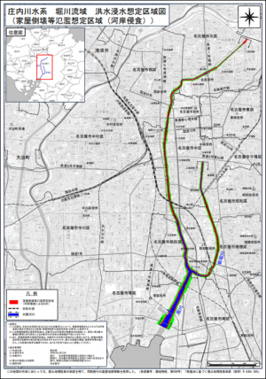 堀川流域　差分