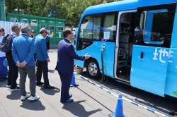 トヨタ自動車水素関連実証視察