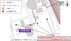 アクセスルートプレビュー画面
