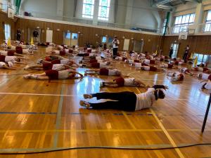準備運動です。