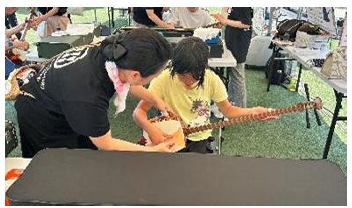 2025年7月に愛・地球博記念公園で  実施したワークショップの様子