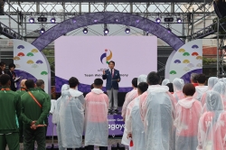 アジア競技大会「選手団歓迎式典」1