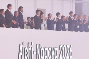 秋篠宮皇嗣同妃両殿下第20回アジア競技大会閉会式御臨席