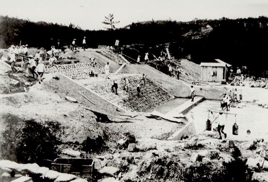 昭和8年施工 名古屋市守山区志段味地内 野添川