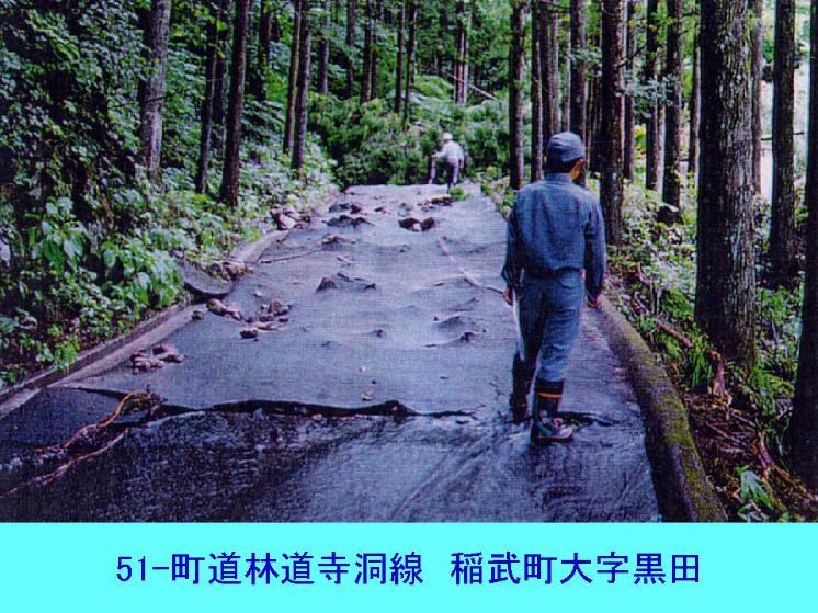 豊田市道林道寺洞線 豊田市黒田町