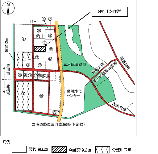 〈平面図）