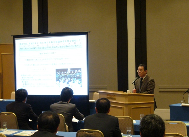 事例紹介者 春日井サボテンブランド構築推進協議会副会長 水野さん