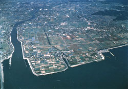 西三河地域の矢作古川河口部