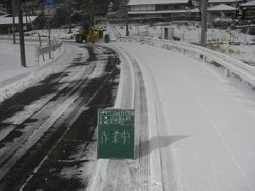 除雪作業の様子