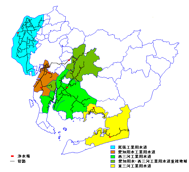 給水区域図