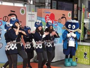 うなぎPR隊による体操
