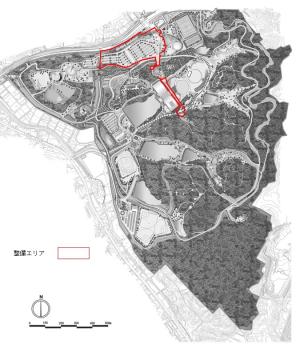 愛・地球博記念公園北口周辺再整備箇所図