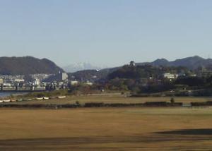 犬山城と御嶽山